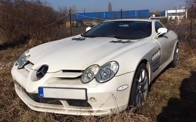 Stunning Mercedes-Benz SLR McLaren supercar has been in the same spot since 2011