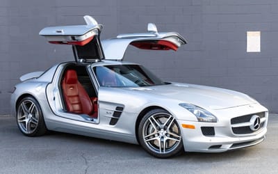 auction-news-this-mercedes-benz-sls-amg-is-not-a-garage-queen-with-67000-miles