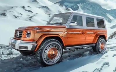 Tuning company unveils ‘subtle’ Mercedes G-Wagen covered in metal flake orange paint