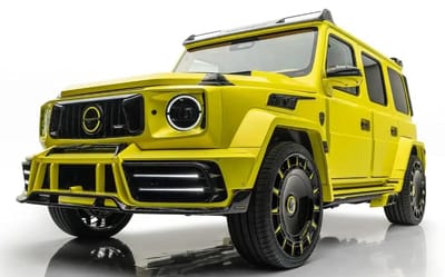 Mansory unveils a new Mercedes G-Wagen that’s brighter than the sun