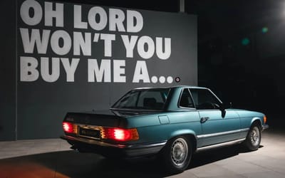 1982 Mercedes SL clocked up just 42 miles after British man stored it for 43 years in climate controlled garage