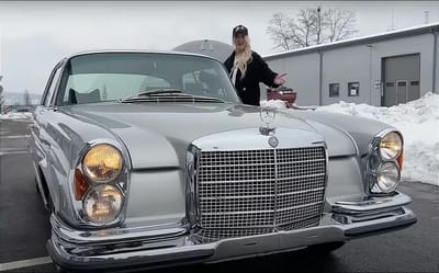 Supercar Blondie traveled to Hungary to drive a dusty abandoned Mercedes restored into a $500K masterpiece