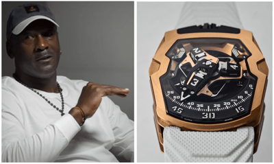 Michael Jordan spotted wearing ultra-rare Urwerk watch worth $155,000