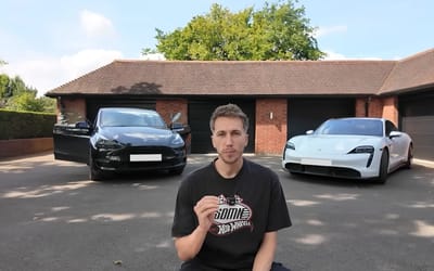 Man who owns a Taycan and Tesla Model Y says he had to sell the Porsche because he cared about it too much