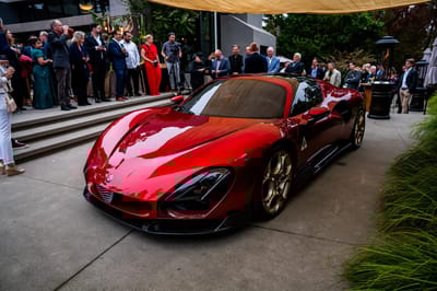'The most beautiful car in the world' has made its US debut two years after being unveiled