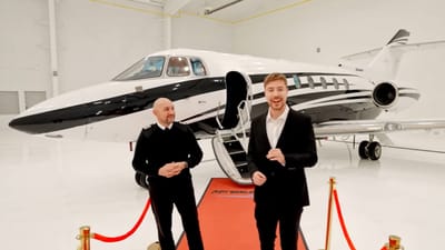 Pilot who spent 100 days inside $2.5M private jet for MrBeast video reveals whether he kept the plane