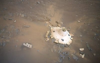 What the 'otherworldly wreckage' captured on Mars' surface by NASA's Ingenuity helicopter actually was