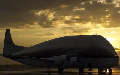 NASA’s Super Guppy landing in Arizona was totally atypical