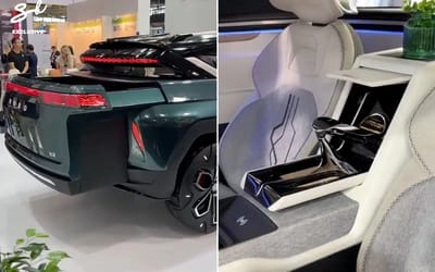 Chinese concept car with a secret door feels more like a robot than a vehicle