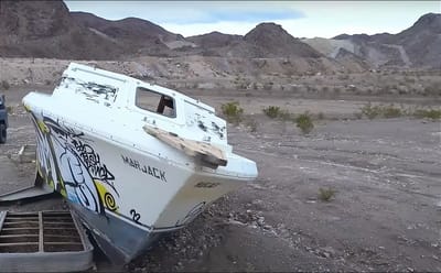 Massive Nevada mine reveals hidden trove of decaying classic cars and boats