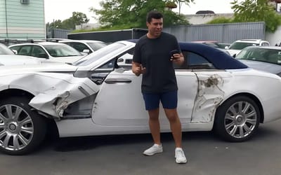 New Jersey man breaks down every cost of fixing 2017 Rolls-Royce Dawn after ‘a small tap’ by a tractor