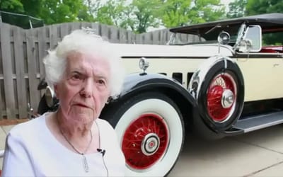 101-year-old Michigan woman still drove a 1930s car and kept it running herself