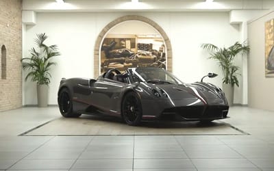 $4 million Pagani Huayra Roadster driver finds out if you’re going to reverse park it you better be on your A-game