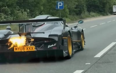 A track-only Pagani Zonda R is now street legal and tearing up roads in the UK