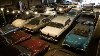 One of the largest barn find collections featured 230 very rare classic cars in amazing condition and they ended up selling for millions of dollars
