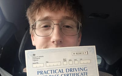 Man who wanted to spend as little on expensive driving lessons used YouTube and 6 hours of lessons to pass his test with just one minor