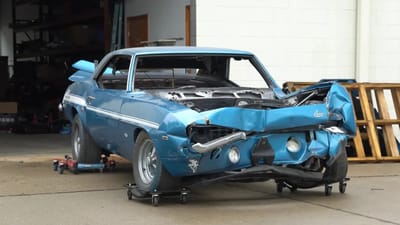 Man sells two of his cars to buy Paul Walker’s wrecked Fast & Furious Yenko Camaro that's been abandoned for 20 years so he can fix it up