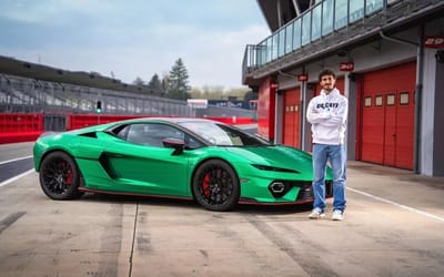 Two-time MotoGP world champion Pecco Bagnaia 'astounded' by drive in new Lamborghini Temerario