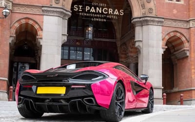 Mystery of why famous pink McLaren parked outside London hotel disappeared after five years has now been solved