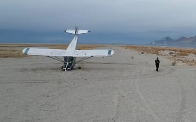 Man gets called out to Utah for a flipped aircraft in extremely dangerous terrain