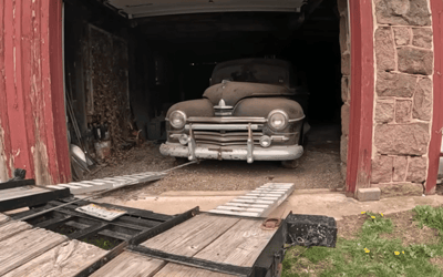 Plymouth De Luxe has been so long burrowed away that it's just seen daylight for the first time in 47 years