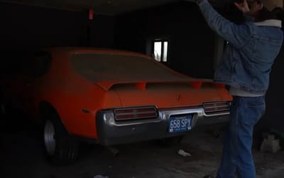 Family-owned 1969 Pontiac GTO Judge uncovered after years in Michigan storage turns out to have incredibly rare combo that makes it a gem