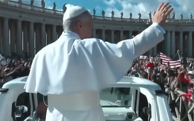 Pope Leo XIV takes first ride in Popemobile, includes a 'heart-warming' moment