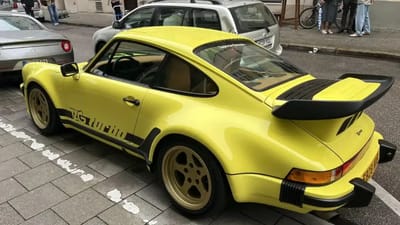 porsche-911-widowmaker-f1-history-spotted-munich