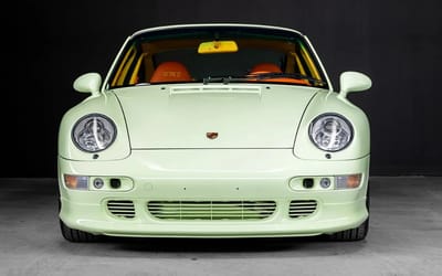 Kuwait's future Prime Minister ordered this 1998 Porsche 911 Turbo S with a one-off mint green yellow paint job and it reappeared in 2021 having barely been driven