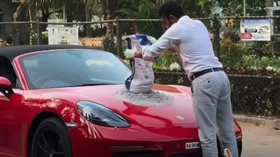 porsche-boxster-concrete-hood-stunt
