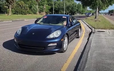 Man bought a mechanically totaled Porsche for scrap value and fixed it with a $200 product from Amazon