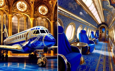 Private jet concept “The Blue Empress” is the coolest thing you’ll ever see