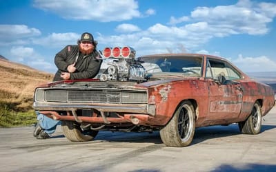 YouTuber put a 1,500HP engine in a 1968 Dodge Charger to make his dream car even better