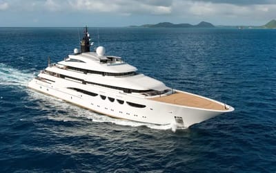 Dubai Crown Prince escapes desert heat on $180M yacht with a gym designed by Usain Bolt