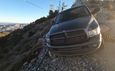 RAM truck rescued from tough mountain trail by expert team