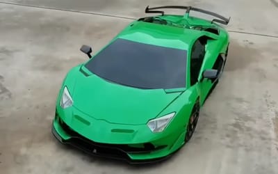 Man spends $15,000 building an RC Lamborghini with a real engine that actually runs
