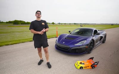 One of the world’s fastest cars vs. world’s fastest RC car leads to a surprisingly close tie with both vehicles pushed to their limits