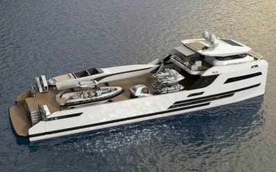 This superyacht shadow boat is a playground for billionaires