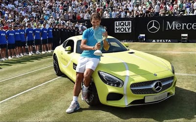 Rafael Nadal’s supercar collection takes the lead in tennis, just edging out Djokovic at the final point