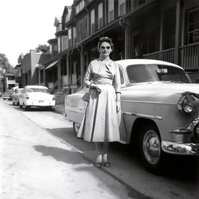 These vintage snapshots show cars have always been part of the American dream