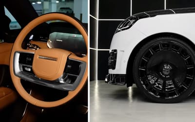 Range Rover SV 2024 Mansory designed to look like a Stormtrooper