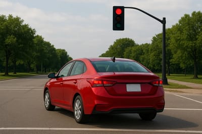 Woman says a driver’s legal left turn at a fully red light on Michigan roads had her questioning everything