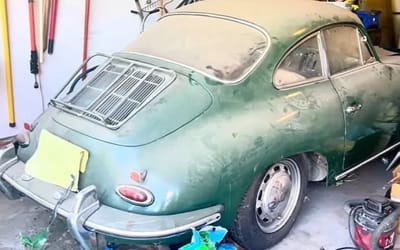 California man bought Porsche 356C brand new 60 years ago and it's still sitting pretty in his garage now