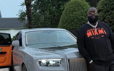 Rick Ross has so many Rolls-Royces it's actually starting to look like a dealership