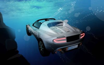 Rinspeed creates James Bond inspired supercar that becomes a submarine