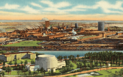 Ford factory in Michigan was once the world's largest with its own power plant and 100 miles of railroads