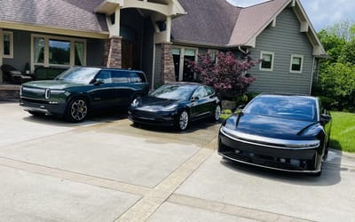 LA man who's owned Tesla Model 3, Rivian R1S, and Lucid Air shares interesting comparison