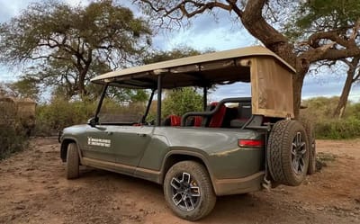 Pictures of this odd Rivian Safari truck are going viral