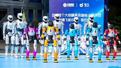 World's first large-scale robot theme park debuts in China with hundreds of humanoid machines