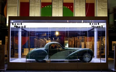 A $10,000,000 Bugatti in NYC is Rockefeller Center’s wildest ornament, and it’s stolen all the attention